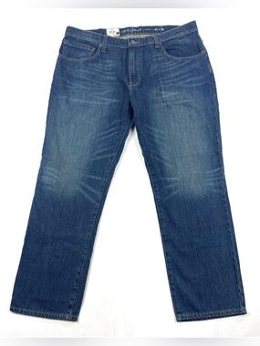 Field & Stream Regular Fit Straight Leg Mens 42x30 Dark Blue Jeans Cotton Denim